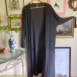 Charcoal Duster Sweater